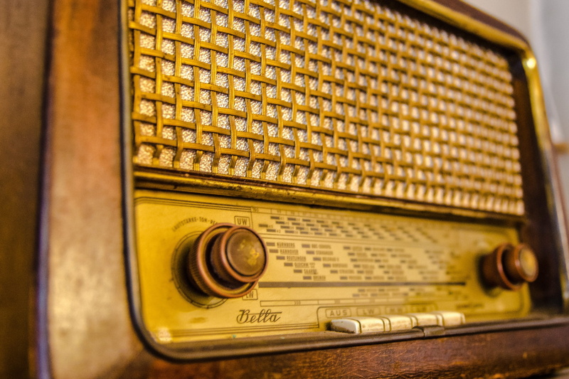 nostalgia radio, historically, push button, 2K, analog, frequency, metal, antique, audio equipment, radio keyboard, music, tube radio, retro styled, flea market