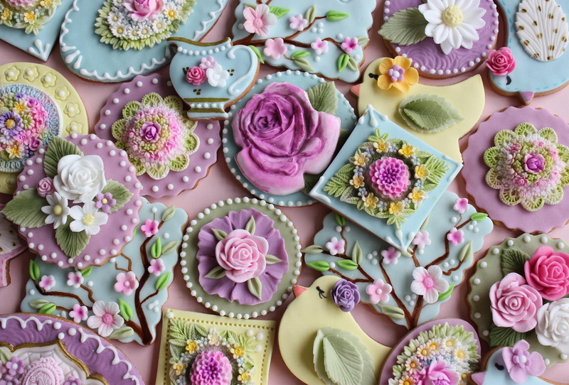 sweet, food, cookies, 3d and abstract, 1080P