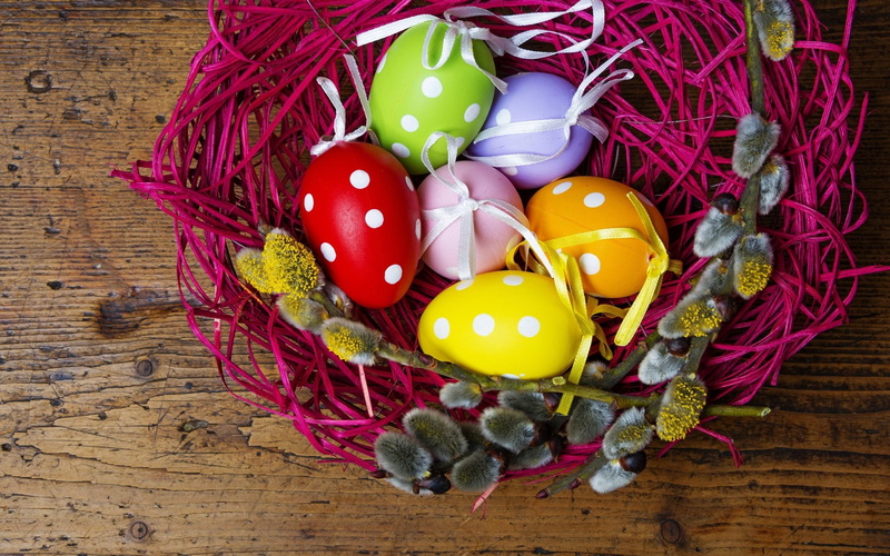 eggs, easter, 2K, nest