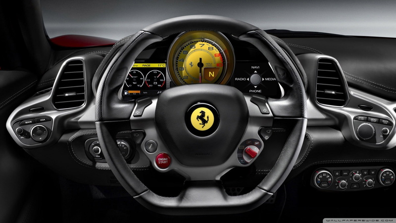 x, 1080P, Ferrari, dashboard, cars, hd, art
