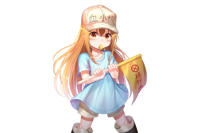 1080P, Cells at Work!, Anime, Platelet (Cells at Work!)