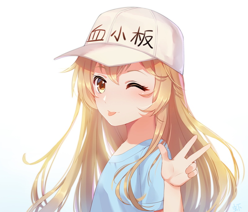 Anime, Cells at Work!, 1080P, Platelet (Cells at Work!)