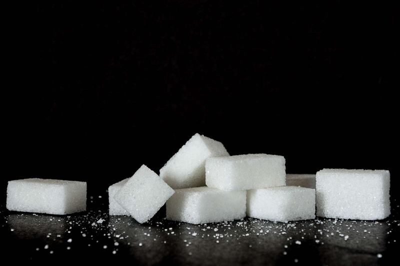 1080P, soft, sugar cube, sugar, close-up, dark, food and drink, black color, food, stack, heap, still life, indoors, cube shape, cut out, calories, studio shot