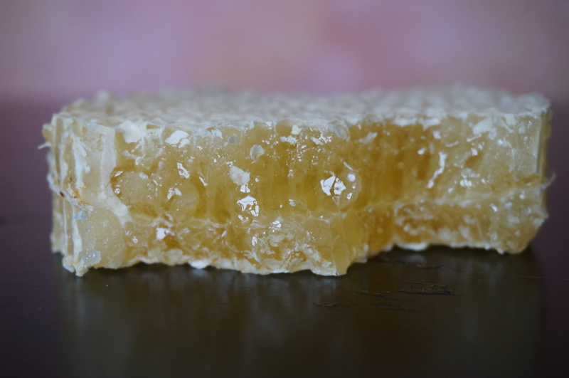 slice, bees, still life, raw, comb, table, honeycomb, sweet, baked, beekeeper, 1080P, dessert, food and drink, single object, close-up, no people, temptation