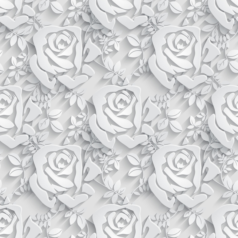 still life, rose, white color, rose - flower, seamless, no people, beauty in nature, indoors, flowering plant, vulnerability, pattern, floral pattern, Floral
