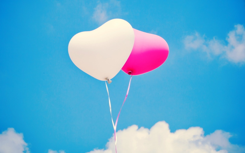 sky, message, helium, balloons, celebration, sunlight, Love, multi colored, flying, helium balloon, nature, balloon, cloud - sky, heart shape, lightweight