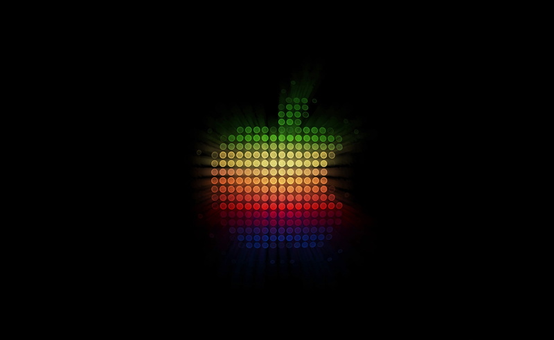 light - natural phenomenon, close-up, glowing, pattern, Apple, single object, geometric shape, dark, studio shot, technology, Arabesque, connection, abstract
