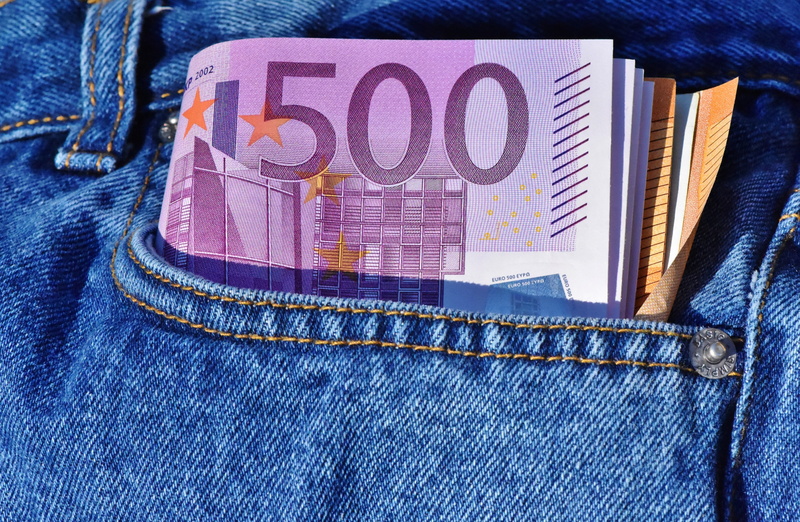 blue, savings, indoors, robbery, eu, jeans, still life, number, financial world, money, denim, 500, economy, money blessing, 500 euro, gift, financial