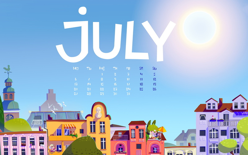 sky, blue, built structure, no people, summer, sign, house, sunlight, lighting equipment, nature, heat, calendar, july, clear sky, architecture, outdoors