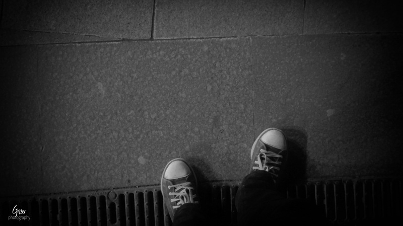 casual clothing, dark, rock and roll, jeans, human leg, vignette, depression - sadness, indoors, one person, shadow, standing, Converse, human body part