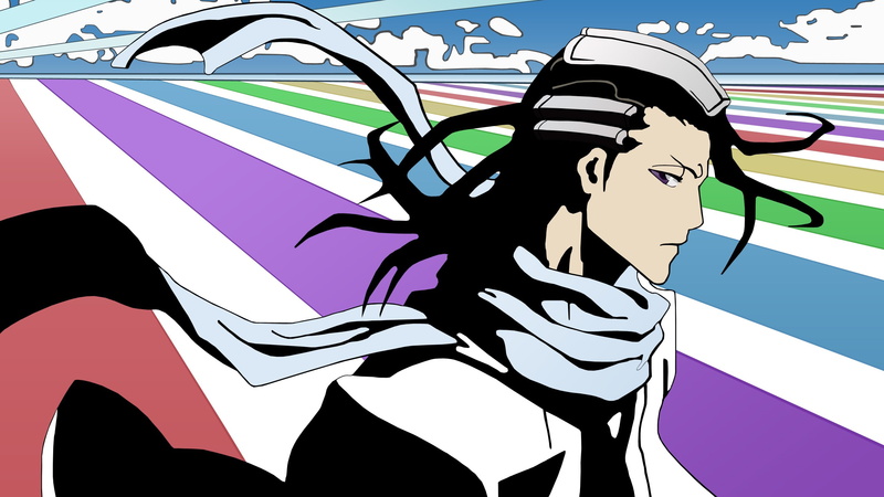 close-up, Kuchiki Byakuya, people, anime vectors, anime, wall - building feature, creativity, Bleach, 2K, kuchiki, human representation, day, arts culture and entertainment