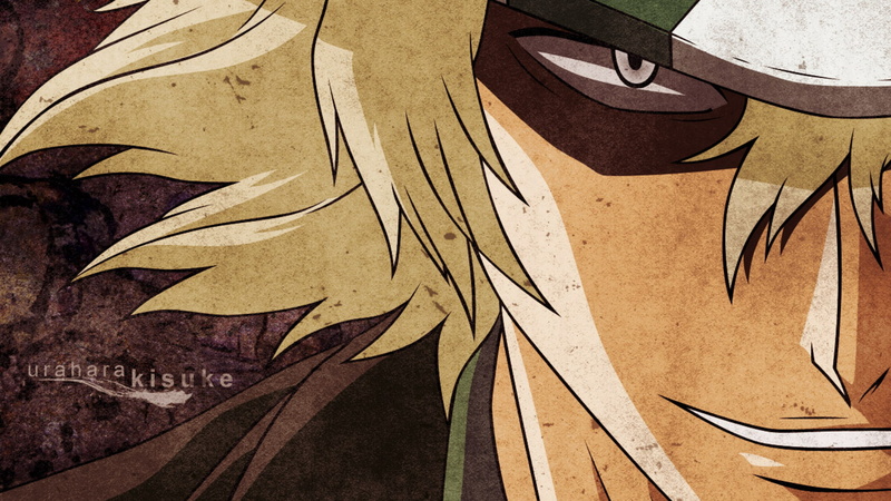 Bleach, indoors, day, 1080P, manga, pattern, representation, no people, nature, wall, wall - building feature, Urahara Kisuke, human representation, built structure