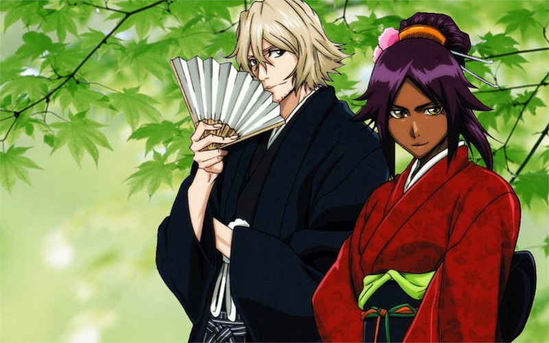 720P, Bleach, Kisuke Urahara, Yoruichi Shihôin