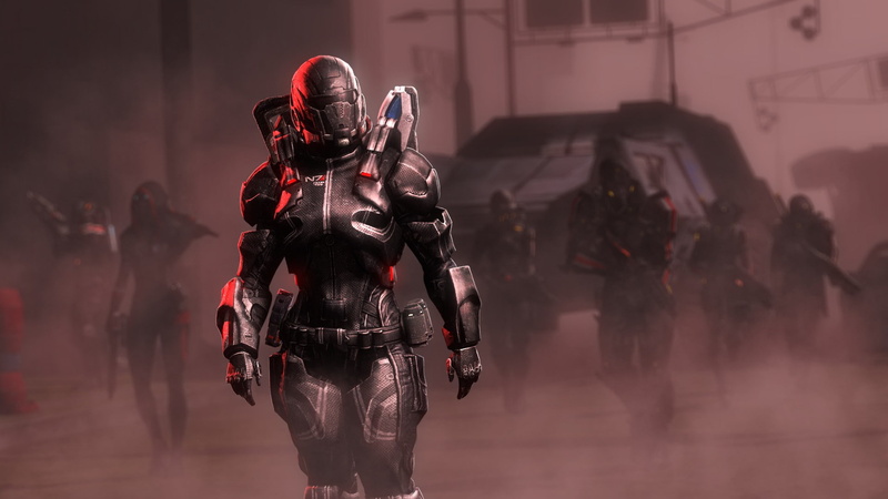 mass, character, mass effect, 1080P, photo, effect, armor, mass effect 3, gray, game, computer