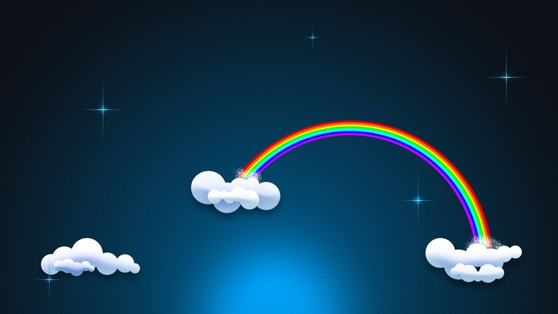 vector, weather, blurred motion, stars, backgrounds, studio shot, abstract, indoors, air, nature, 1080P, illustration, motion, rainbow, cloudscape, creativity