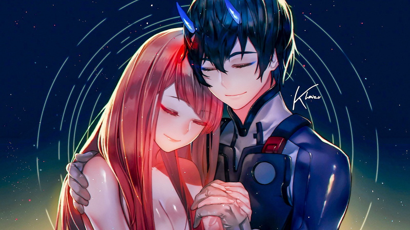 Darling, FranXX, Hiro, Two, 2K, Zero, and, The