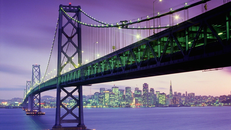 bay, bridge, yerba, francisco, san, california, dusk, buena, 1080P, island