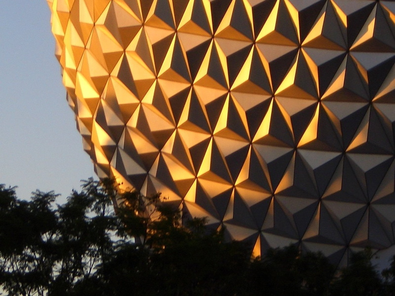 Morning, Buildings, Building, Sun, Epcot, 720P