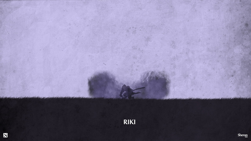 valve, minimalism, 1080P, smoke, stealth assassin, dota 2, sheron1030, riki