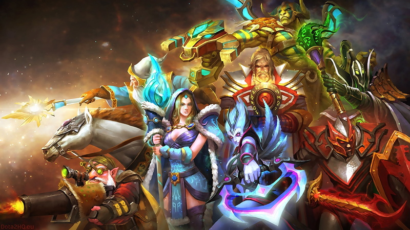 knight, monsters, dragon, photo, 2K, spirit, desktop, crystal, rubick, hd, elder, maiden, magic, dota, heroes, vengeful, warriors