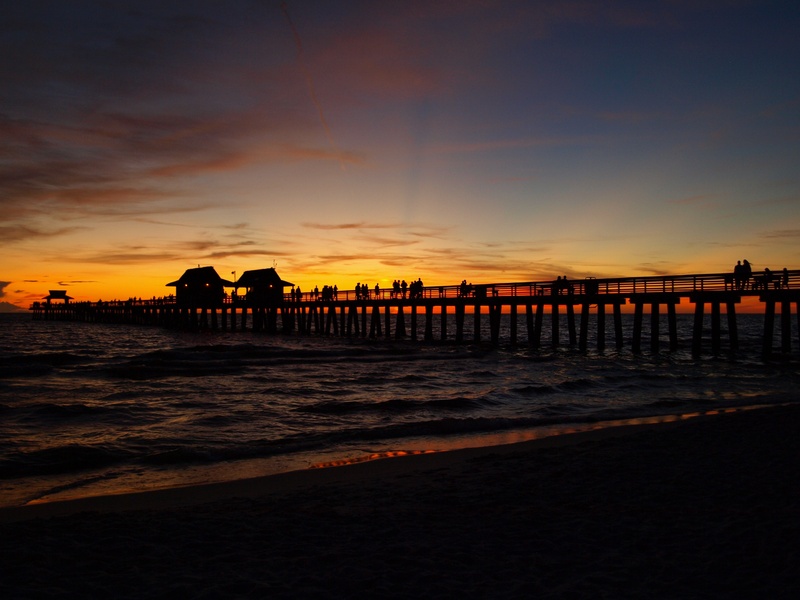 clouds, land, panorama, no people, golden, dock, architecture, nature, silhouette, sky, water, mexico, setting sun, scenics - nature, idyllic, outdoors