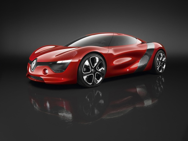 mode of transportation, reflection, car, sport, wealth, chrome, 1080P, luxury, Renault, red, transportation, sports car, land vehicle, silver colored