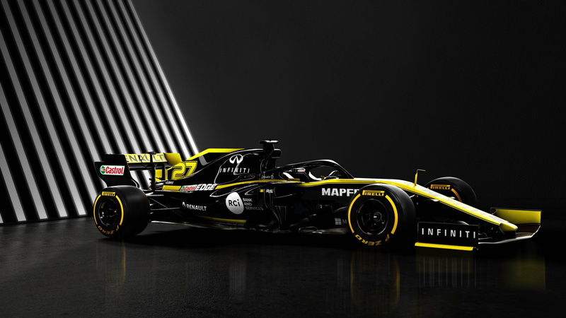 Ferrari, Daniel Ricciardo, renault r.s.19, 2019, car, SF90, STR14, 4K, yellow, Formula 1