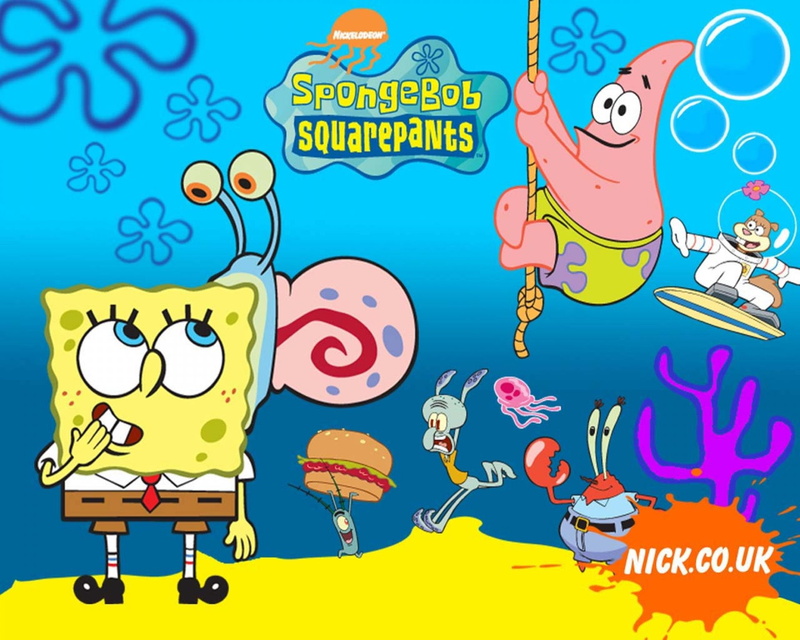 spongebob, 1080P, squarepants, family, animation, cartoon