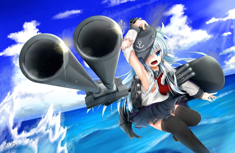 hibiki, 2K, kantai collection, anime girls, kantai, anime, collection, girls, 3032x1968, kancolle
