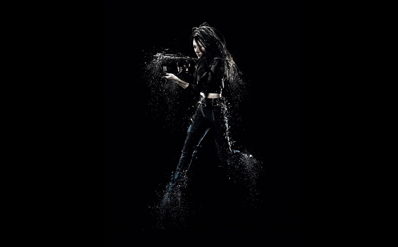 Movie, 8K, wu, Series, Tori Wu, black and white, tori, science fiction, Other Movies, maggie q, Divergent, Insurgent, Film, Movies, 2015