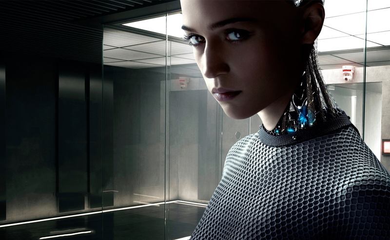 contemplation, serious, looking at camera, 2K, alicia vikander, woman, robot, real people, Ex Machina, looking, machina, hair, science fiction, women