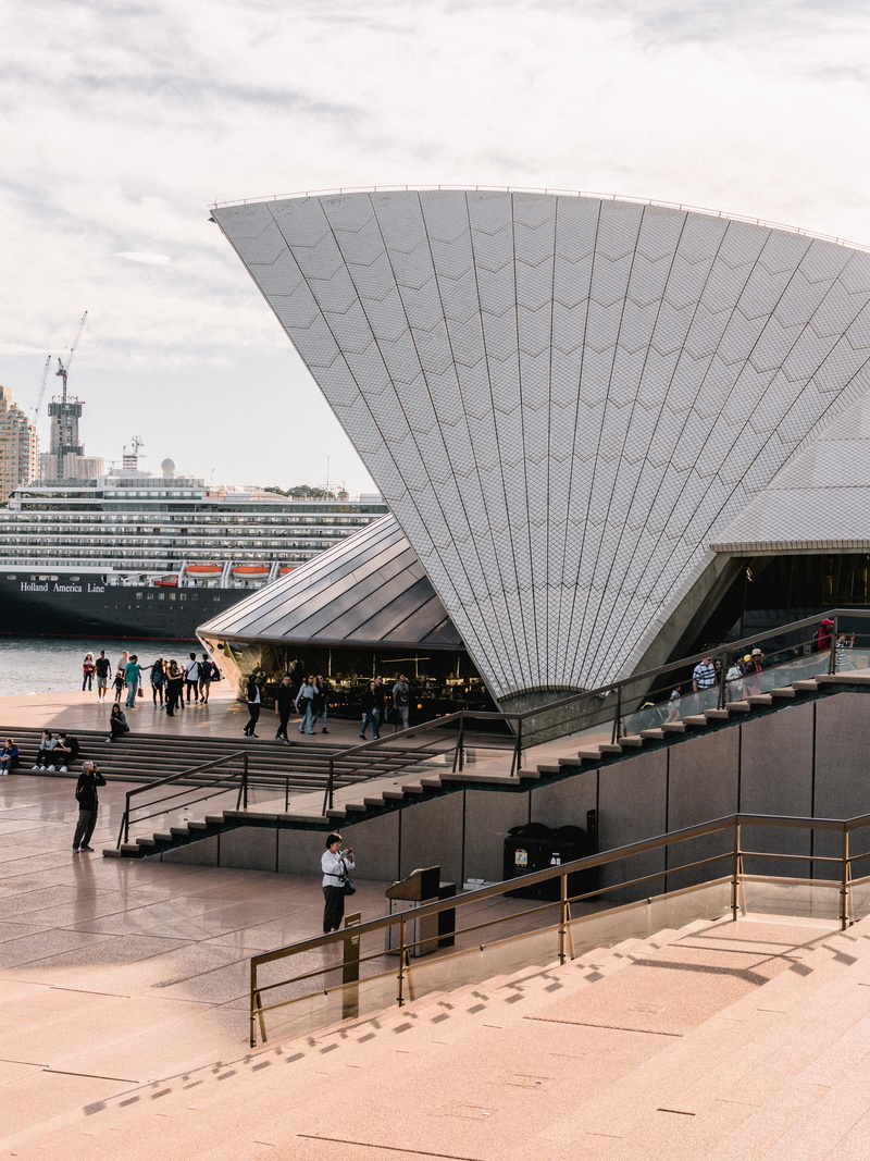 standing, Modern building, travel, building exterior, high, urban, built structure, tourism, architecture, outdoors, transportation, ship, group of people