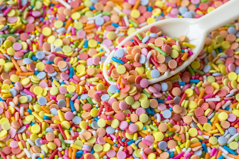 selective focus, indulgence, sweets, confection, rainbow, round out, food, sweet, confectionery, colorful, snack, toppings, scoop, excess, junk, 1080P