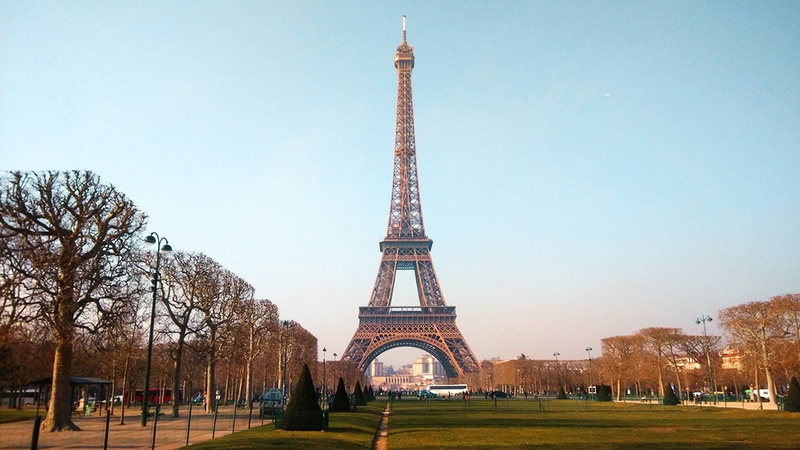 urban Scene, paris - France, travel, day, eiffel, 1080P, cityscape, tall - high, history, city, grass, famous Place, eiffel Tower, park, tourist, sky
