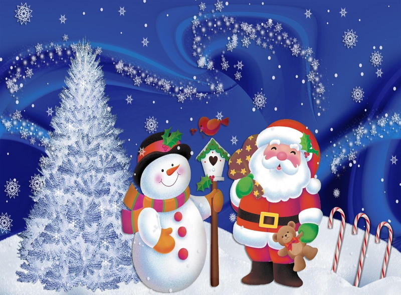 cute, season, backgrounds, decoration, year, santa, reindeer, snowflakes, vector, snowing, holiday - event, christmas decoration, frost, nature, blue, white
