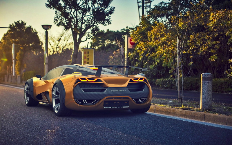 2015, Concept, Lada, Raven, 1080P