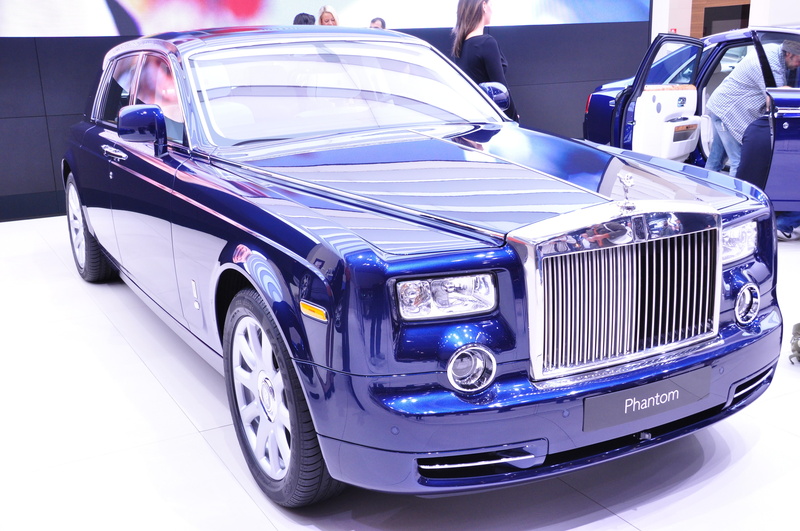 Rolls-Royce, car, blue cars, 4K, Rolls-Royce Phantom