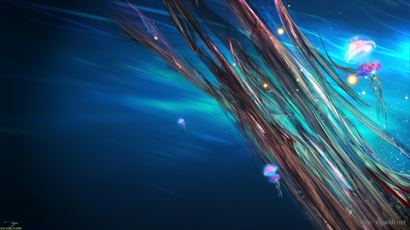 illuminated, fiber optic, backgrounds, flow, abstraction, abstract, generated, 1080P, style, digital, blur, nature, colorful, computer, modern, water