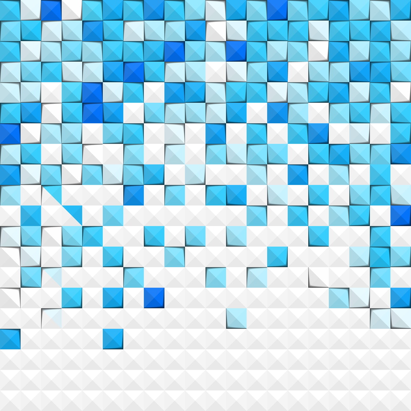 mosaic, geometric shape, square shape, shape, close-up, tile, 4K, tiled floor, textured effect, multi colored, cyan, clean, pool, digital art, pattern