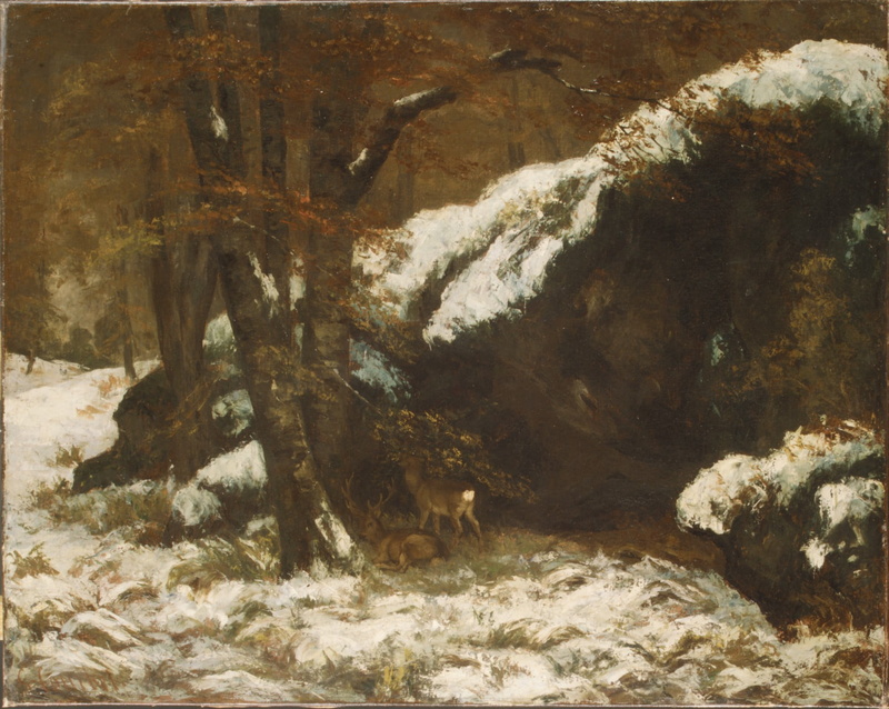 day, plant, waterfront, Gustave Courbet, river, water, rock - object, oil painting, classic art, non-urban scene, flowing water, environment, rock, land