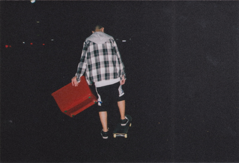 retail, clothing, holding, street, 2K, style, male, shopping, skateboarding, people, asphalt, human, full length, bag, putting, person, women, black background