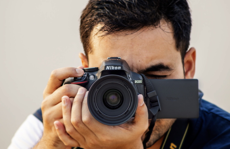 5K, headshot, portrait, photographic equipment, photography, india, photographer, camera, potrait, digital camera, holding, mid adult, indoors, photographing
