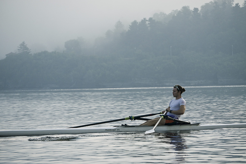 5K, river, mist, riding, plant, adult, nautical vessel, kayak, lake, leisure activity, day, racing, nature, fog, one person, competition, effort, rowboat