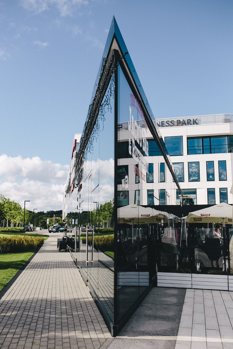 mode of transportation, Gdynia, urban, city, 4K, day, built Structure, the way forward, jack, nature, modern, direction, reflection, glass - material