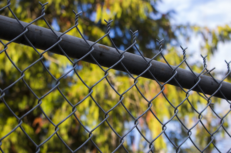 bar, salt spring island, close-up, fence, no people, outdoors, chainlink fence, focus on foreground, barbed wire, wire mesh, protection, metal, safety