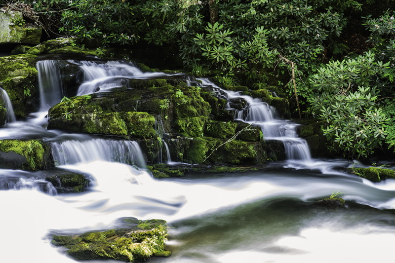 river, Outdoor, hidden, outdoors, Canon  EF, forest, Waterfall, Summer, 6D, leaf, green Color, scenics, freshness, Water, stream, Nature, Long Exposure