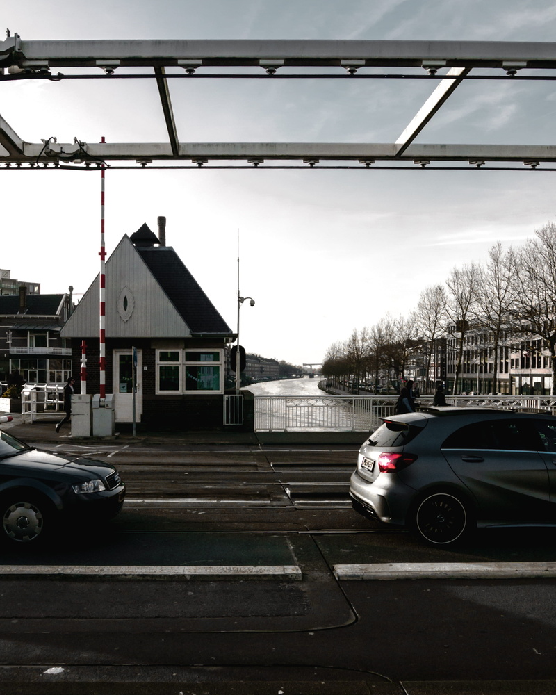 audi, land vehicle, symbol, road, 2K, building, no people, car, rotterdam, transportation, building exterior, outdoors, architecture, city, day, nature