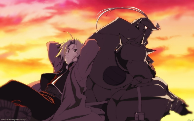 1080P, hd, alchemist, anime, metal, edward, Daybreak, full, art, Alphonse