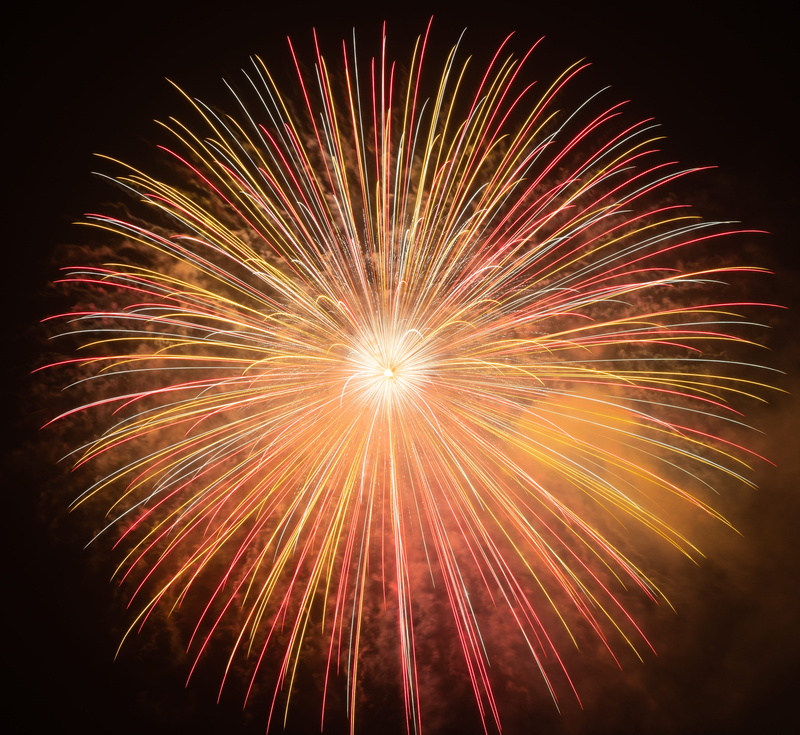low angle view, fujikawaguchiko, glowing, motion, 4K, night, lake kawaguchi, no people, multi colored, firework - man made object, arts culture and entertainment