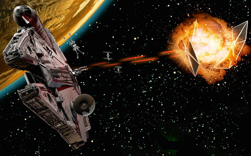 han, corellian, chewbacca, light, millennium, wars, 2K, smugglers, yt, solo, star, used, falcon, freighter